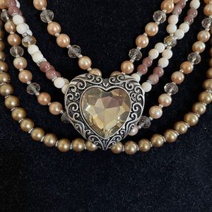 Beaded Heart Necklace